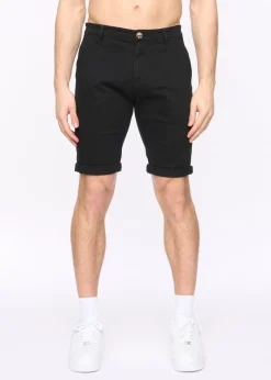 Crosshatch Black Sinwood Chino Shorts
