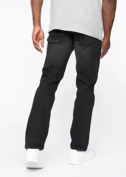 Crosshatch Black Wash Cadman Straight Jeans