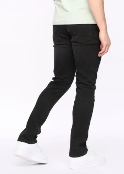 Crosshatch Black Wash Malcolm Slim Fit Jeans