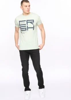 Crosshatch Black Wash Malcolm Slim Fit Jeans