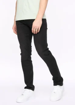 Crosshatch Black Wash Malcolm Slim Fit Jeans