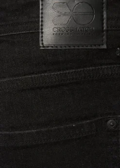 Crosshatch Black Wash Malcolm Slim Fit Jeans
