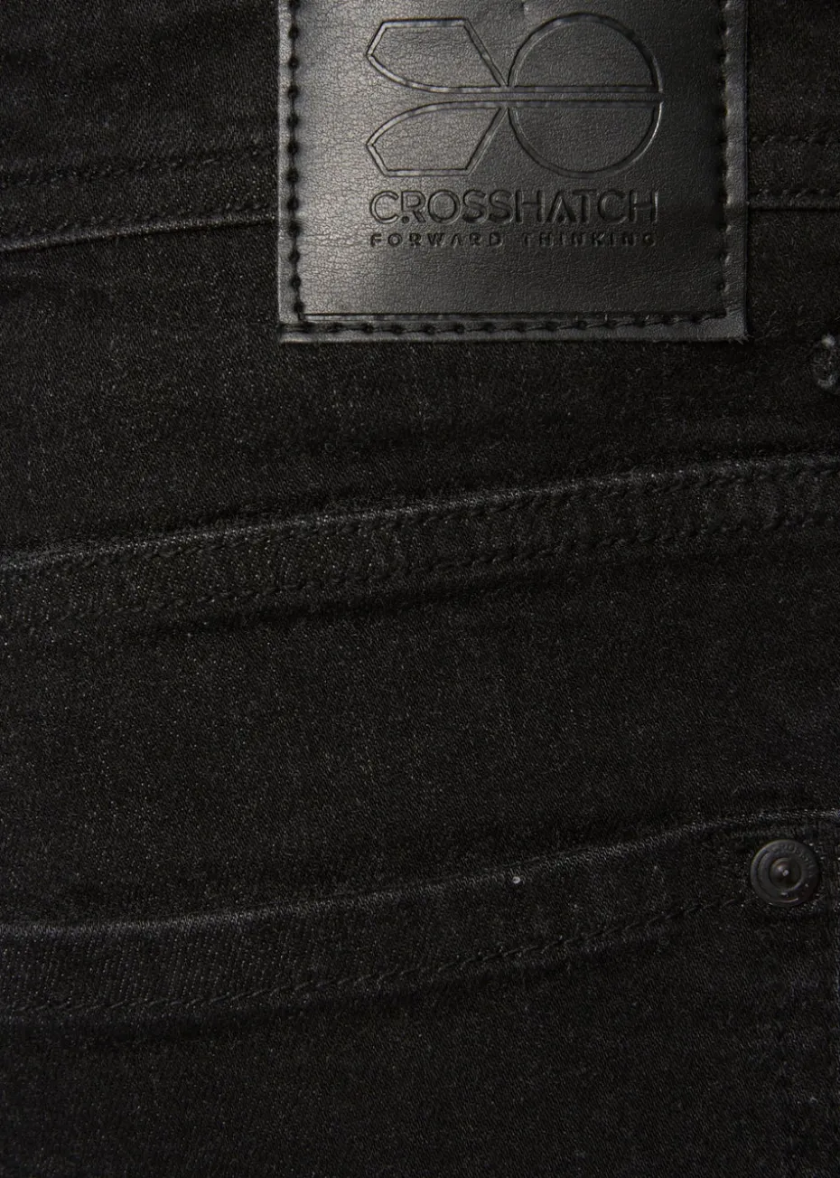 Crosshatch Black Wash Malcolm Slim Fit Jeans