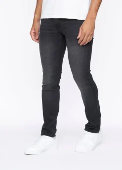 Crosshatch Black Wash New Svelte Slim Jeans