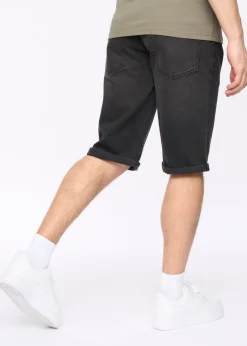 Crosshatch  Black Wash  Tillforth  Denim  Shorts