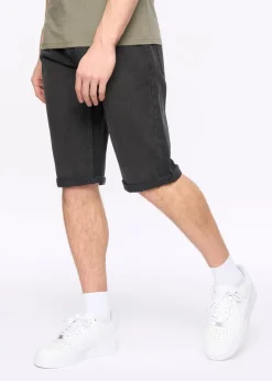 Crosshatch  Black Wash  Tillforth  Denim  Shorts