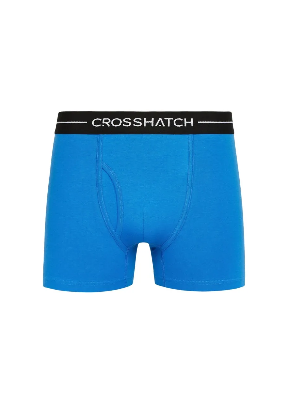 Crosshatch Blue Hexter Boxers (2 Pack)