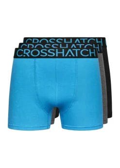 Crosshatch Blue Knightling MVE 3 Pack Boxers