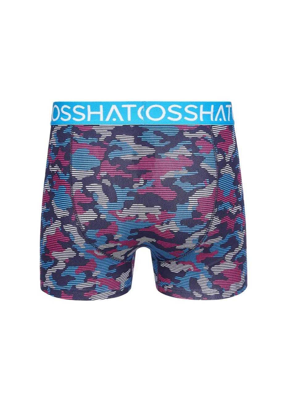 Crosshatch Blue Linamo MVE Open Fly 3 Pack Boxers