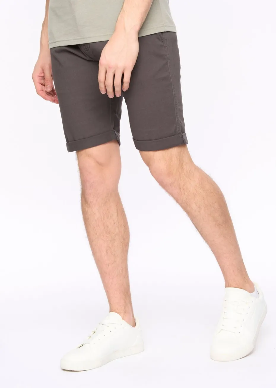Crosshatch Charcoal Sinwood Chino Shorts