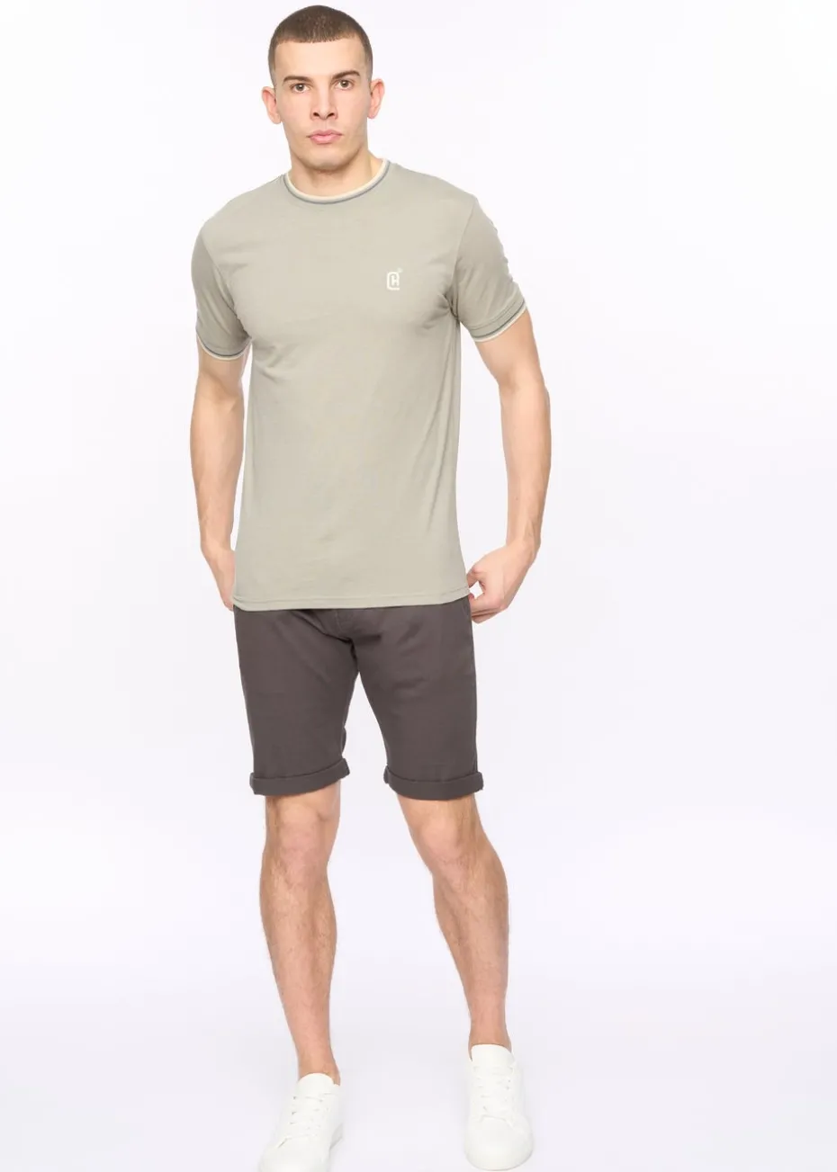 Crosshatch Charcoal Sinwood Chino Shorts