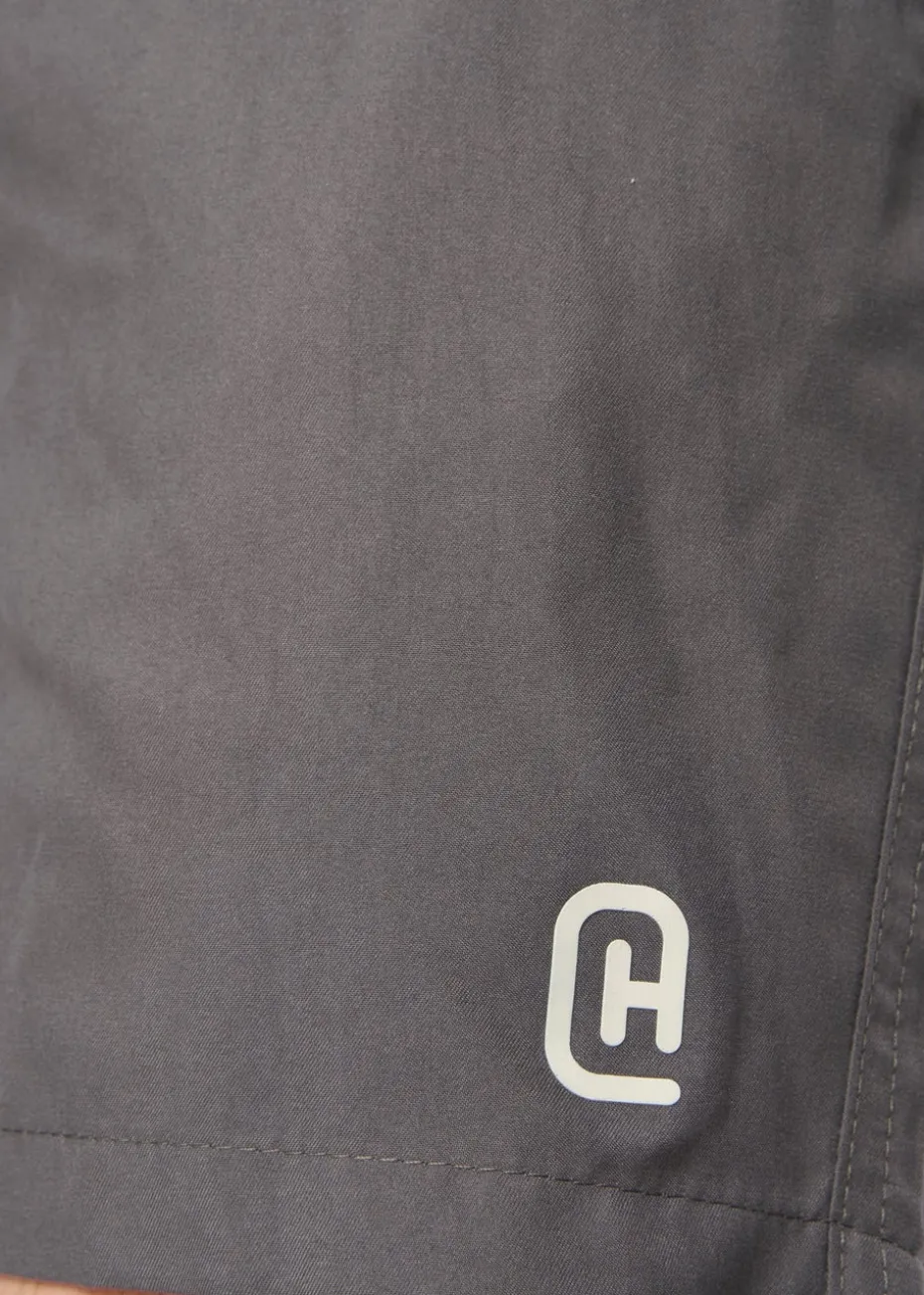 Crosshatch Charcoal Wabasso Swim Shorts