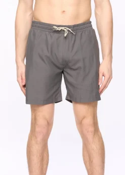 Crosshatch Charcoal Wabasso Swim Shorts