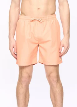 Crosshatch Coral Wabasso Swim Shorts