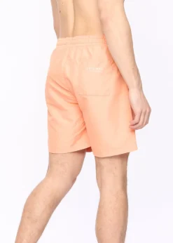 Crosshatch Coral Wabasso Swim Shorts