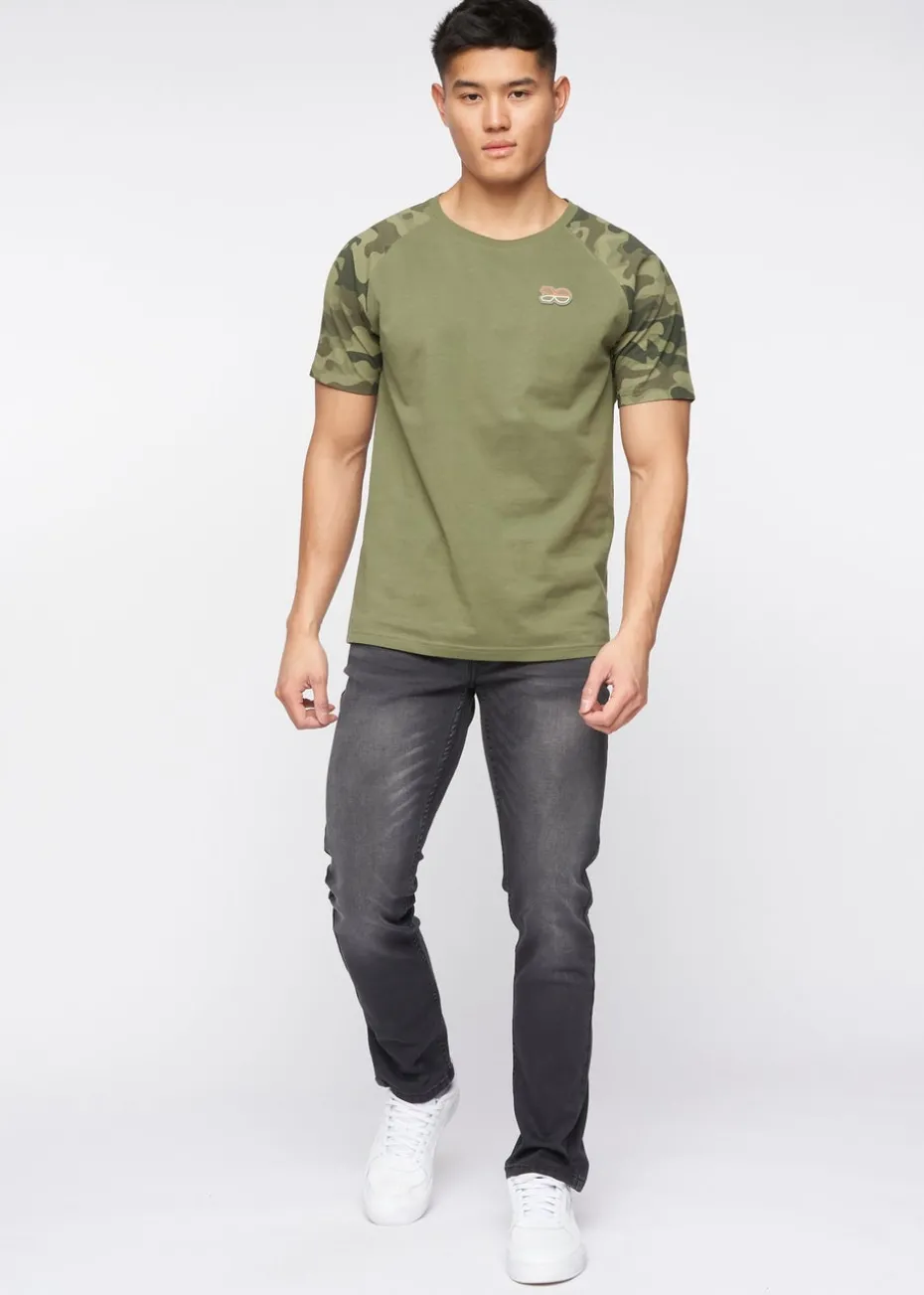 Crosshatch Dark Charcoal Malcolm Slim Fit Jeans