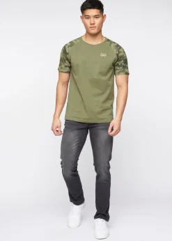 Crosshatch Dark Charcoal Malcolm Slim Fit Jeans