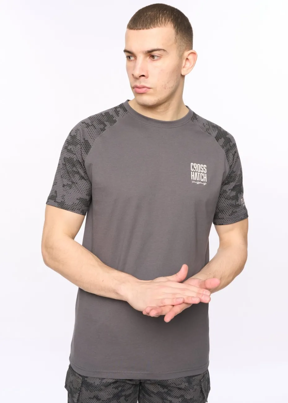 Crosshatch Dark Grey Janscore T-Shirt