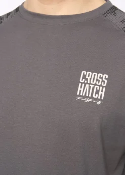 Crosshatch Dark Grey Janscore T-Shirt