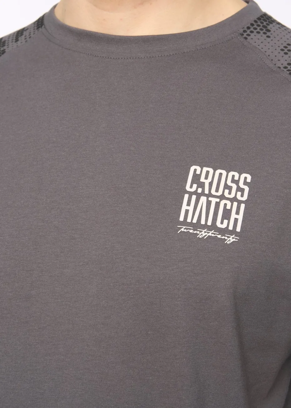 Crosshatch Dark Grey Janscore T-Shirt
