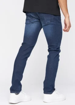 Crosshatch Dark Wash Barbeck Slim Fit Denim