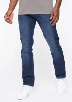 Crosshatch Dark Wash Cadman Straight Jeans