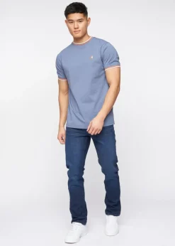 Crosshatch Dark Wash Malcolm Slim Fit Jeans