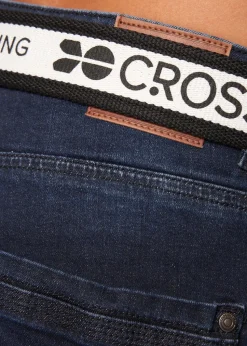 Crosshatch Dark Wash Reestier Denim Shorts