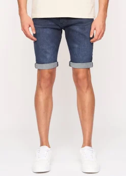 Crosshatch Dark Wash Reestier Denim Shorts