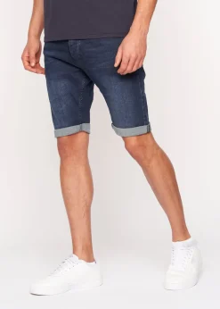 Crosshatch  Dark Wash  Tadcaster  Denim  Shorts