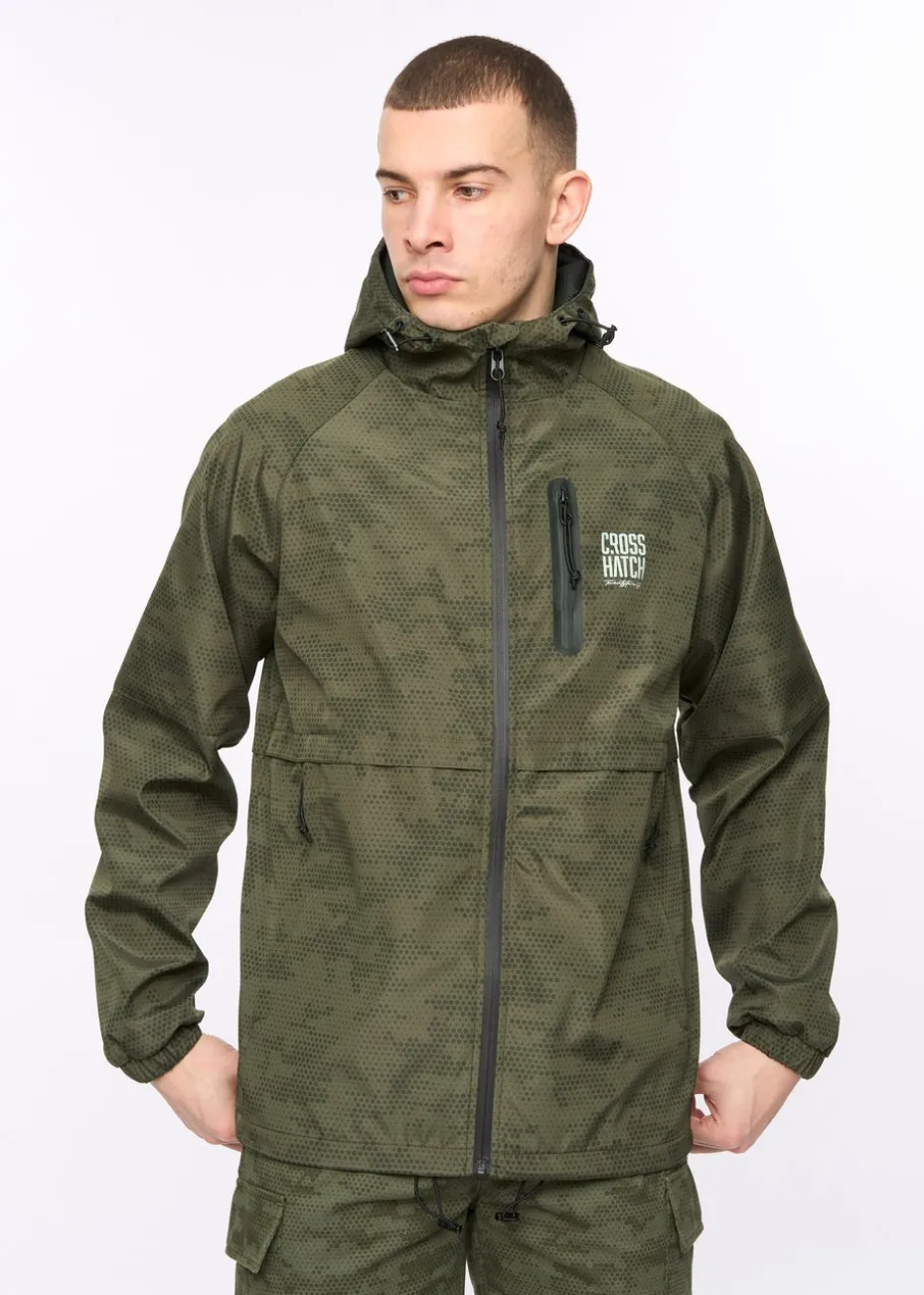 Crosshatch Deep Olive Janscore Jacket