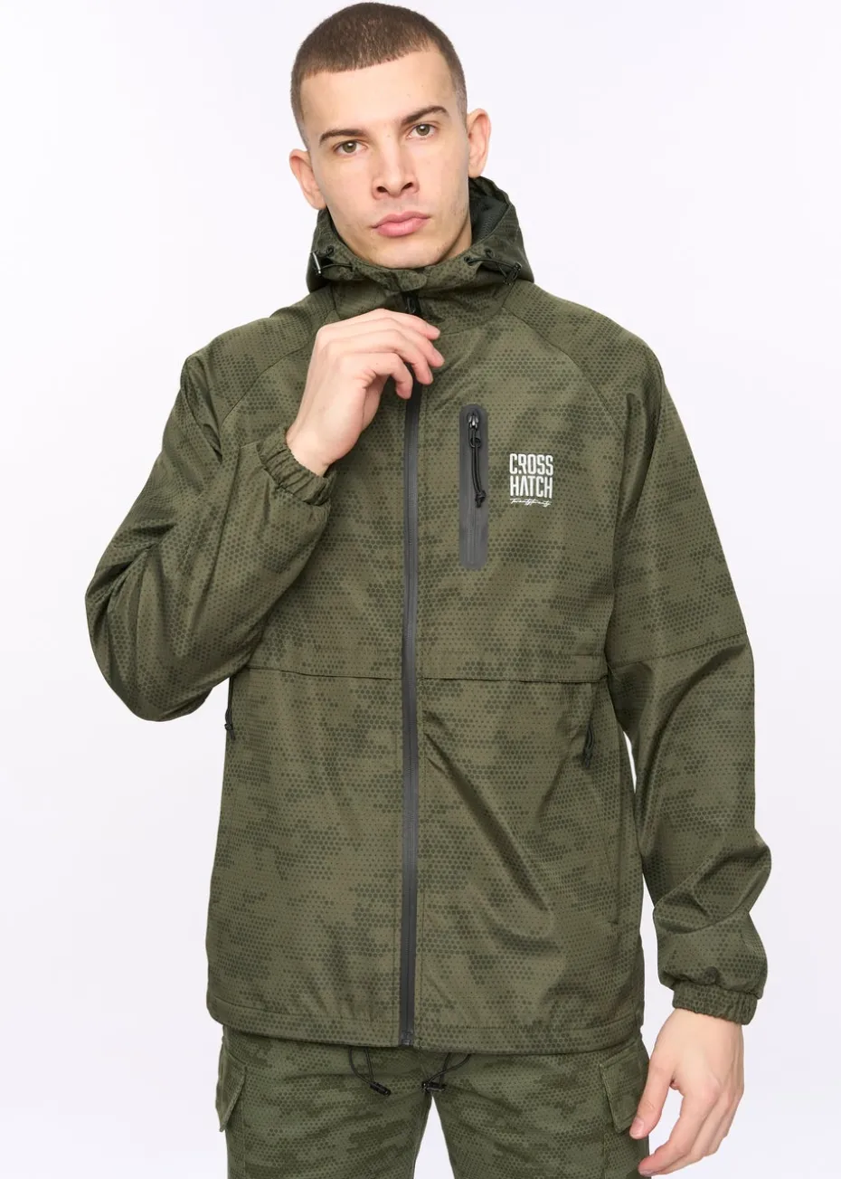 Crosshatch Deep Olive Janscore Jacket