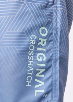 Crosshatch Denim Blue Layotta Swim Shorts