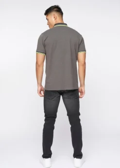 Crosshatch Grey  Britmane Polo