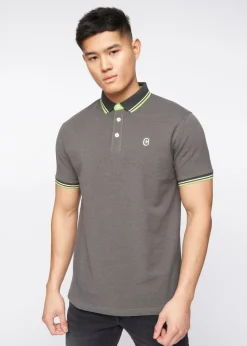 Crosshatch Grey  Britmane Polo