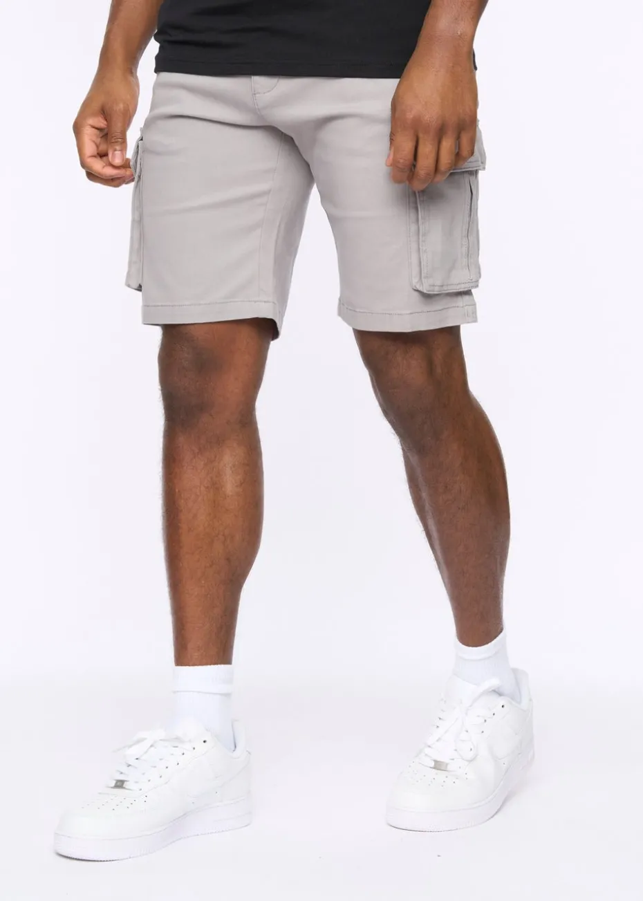 Crosshatch Grey Frentons Cargo Shorts
