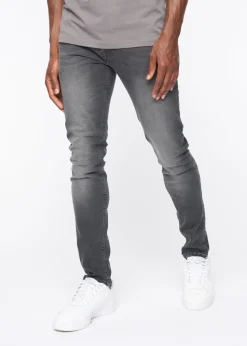 Crosshatch Grey Wash Barbeck Slim Fit Denim
