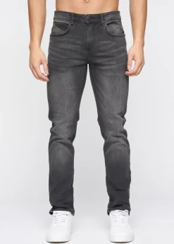 Crosshatch Grey Wash New Svelte Slim Jeans