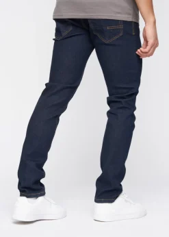 Crosshatch Indigo Wash Buraca Slim Fit Jean