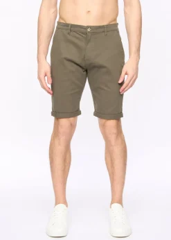 Crosshatch Khaki Sinwood Chino Shorts
