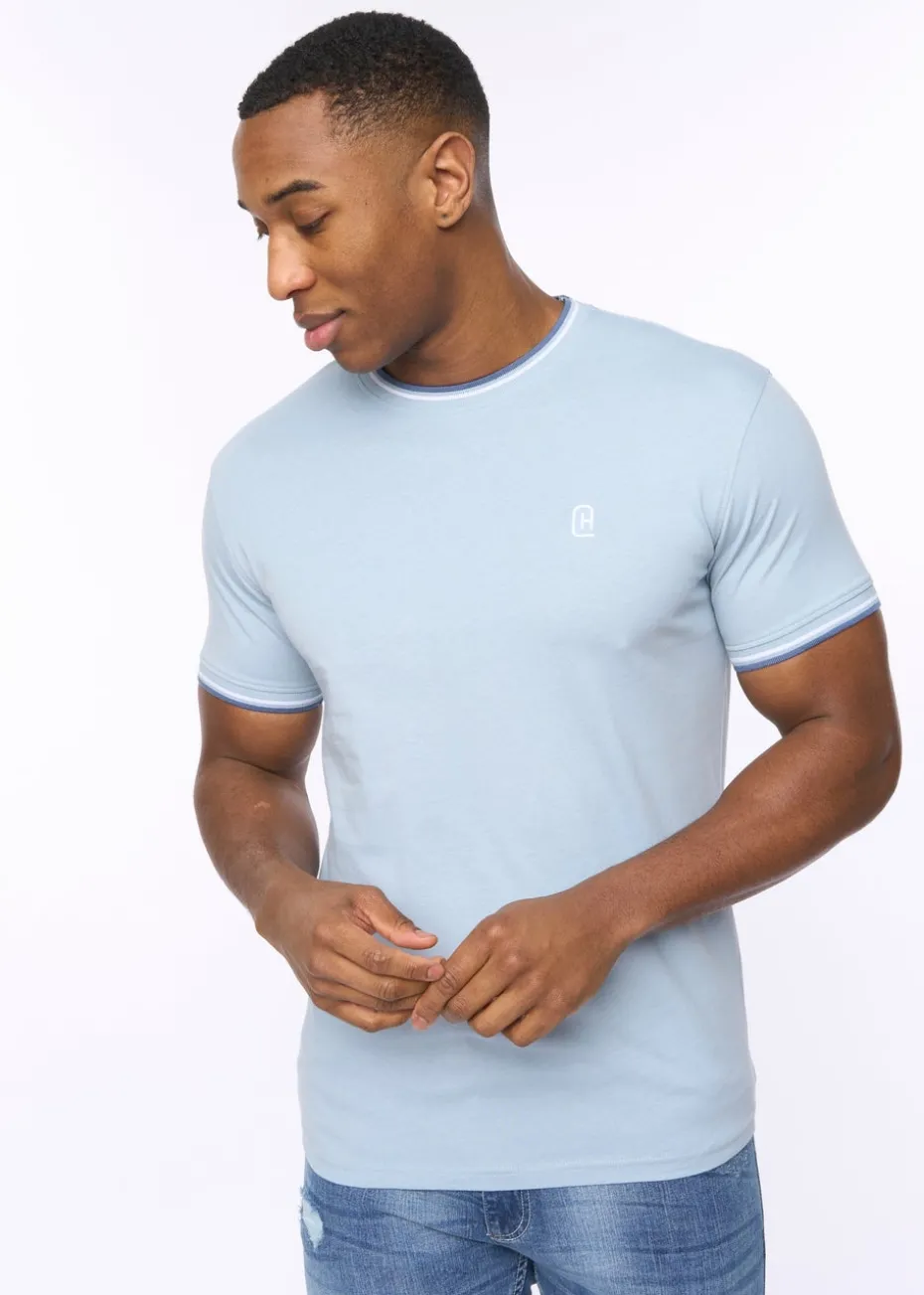 Crosshatch Light Blue Shellworth T-Shirt