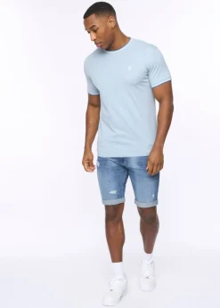 Crosshatch Light Blue Shellworth T-Shirt