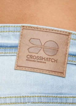 Crosshatch Light Blue Wash Buraca Slim Fit Jean