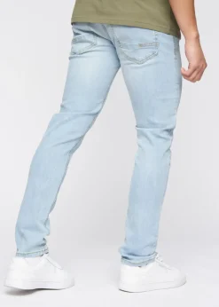 Crosshatch Light Blue Wash Buraca Slim Fit Jean