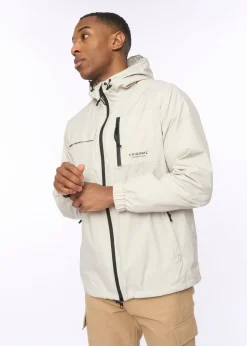 Crosshatch Light Stone Utilate Jacket