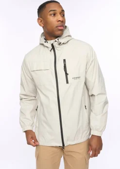 Crosshatch Light Stone Utilate Jacket