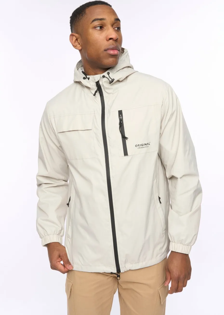 Crosshatch Light Stone Utilate Jacket