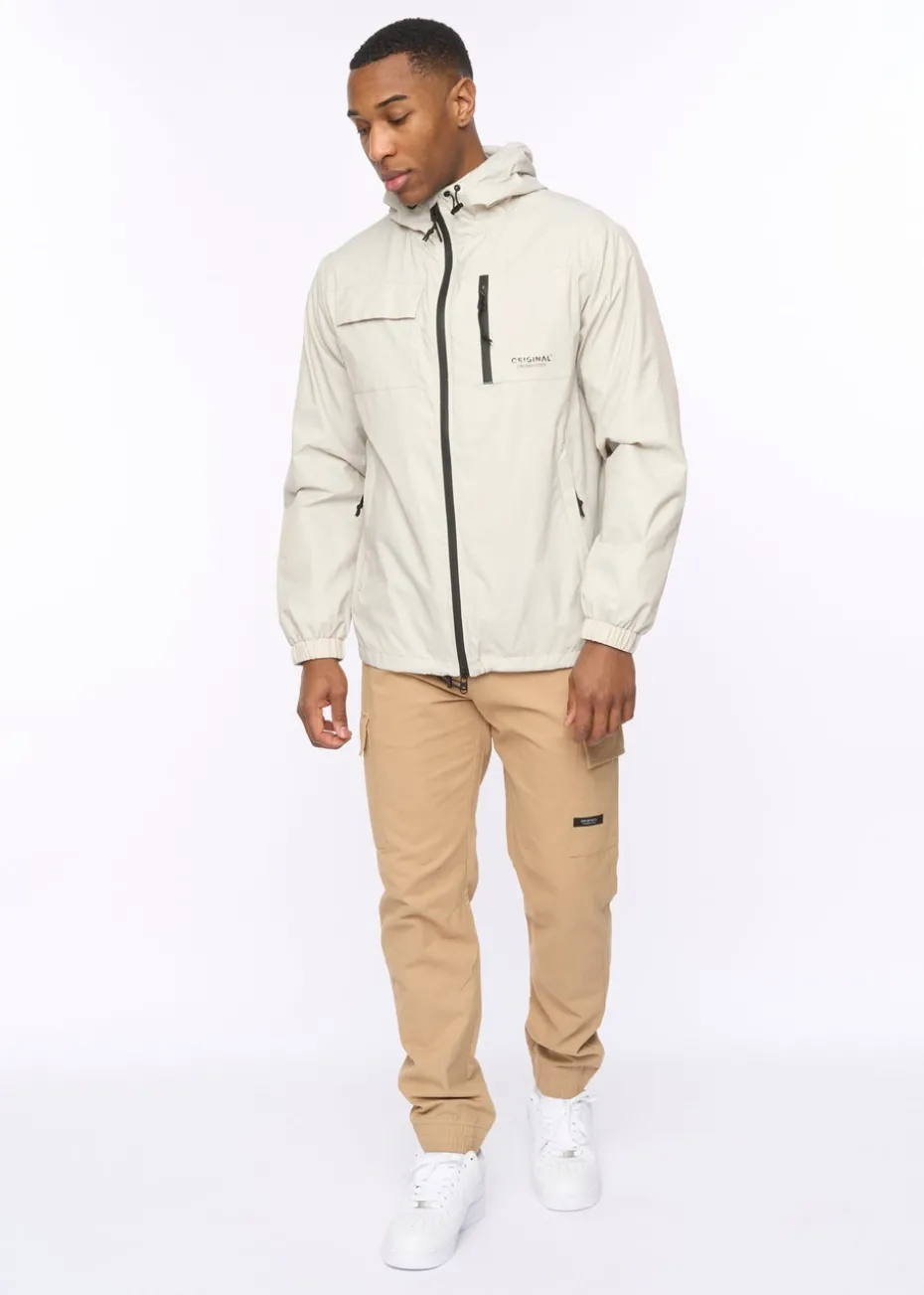 Crosshatch Light Stone Utilate Jacket