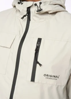 Crosshatch Light Stone Utilate Jacket