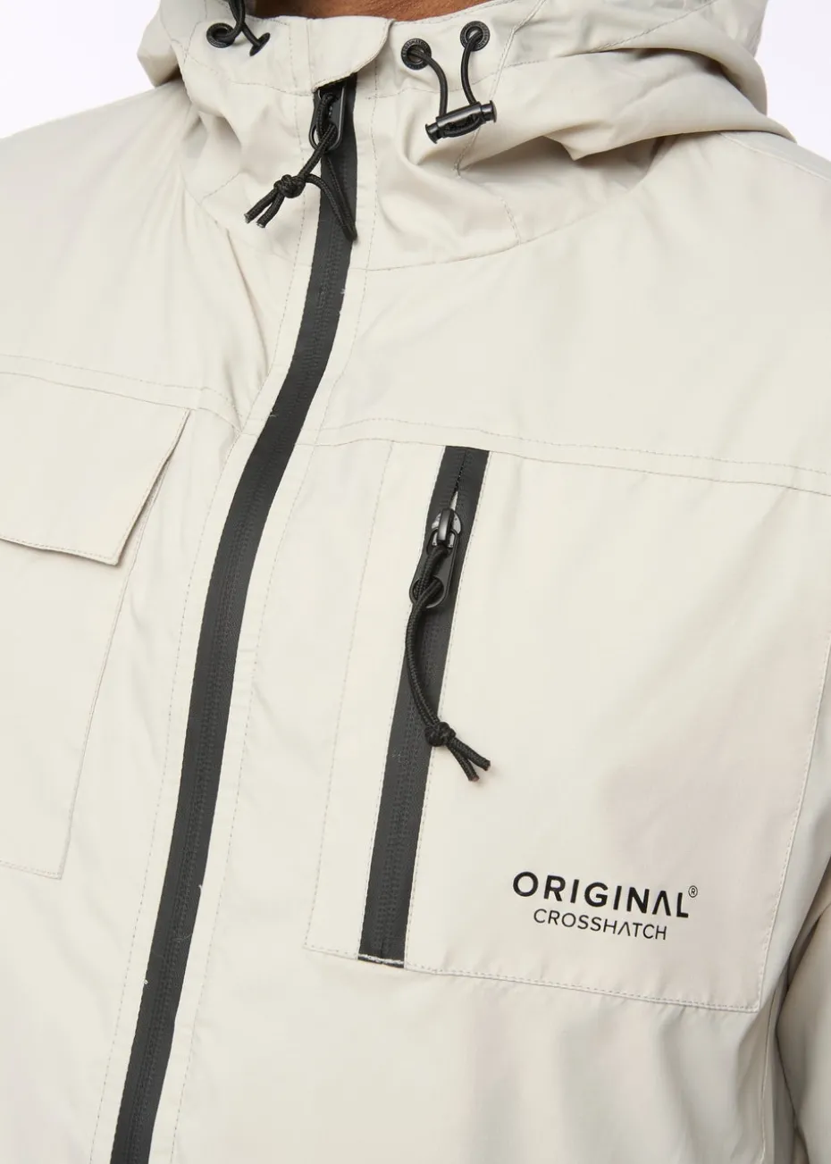 Crosshatch Light Stone Utilate Jacket